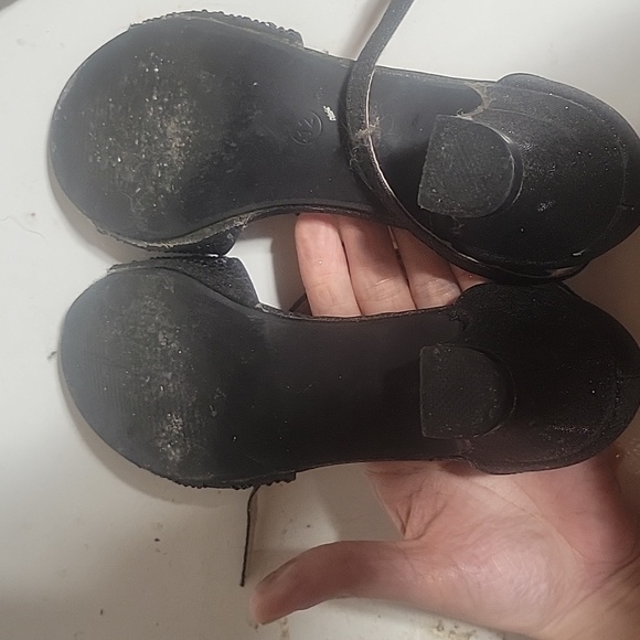 Girls high heel rhinestone sandals - Picture 3 of 4